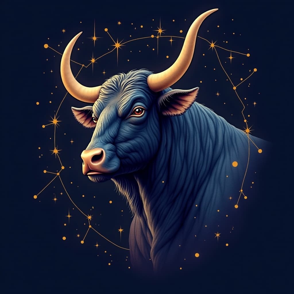 牡牛座のイラスト