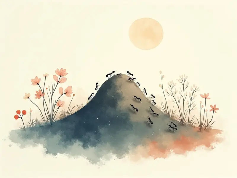 夢のイラスト:アリの巣