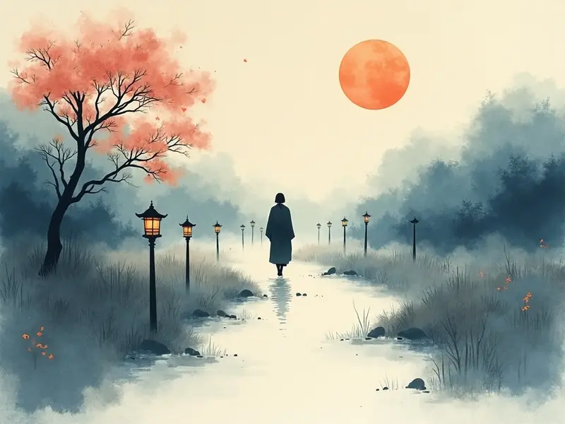 夢のイラスト:歩く夢