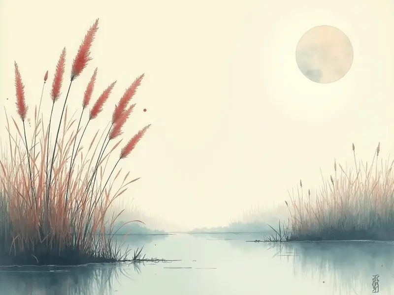 夢のイラスト:葦