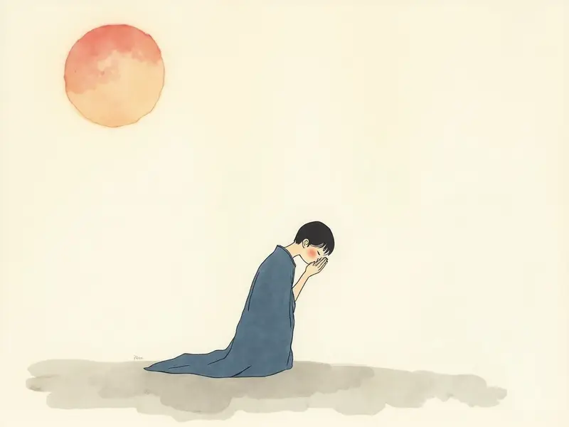 夢のイラスト:謝る