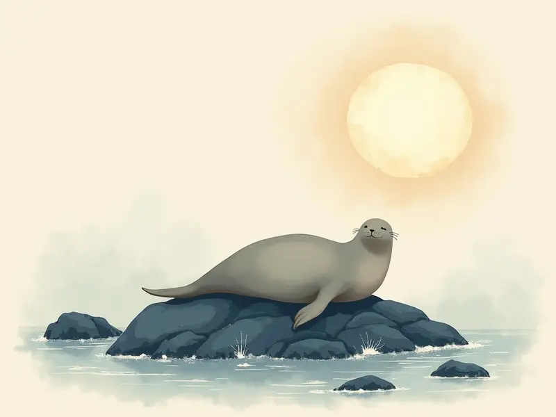 夢のイラスト:アザラシ