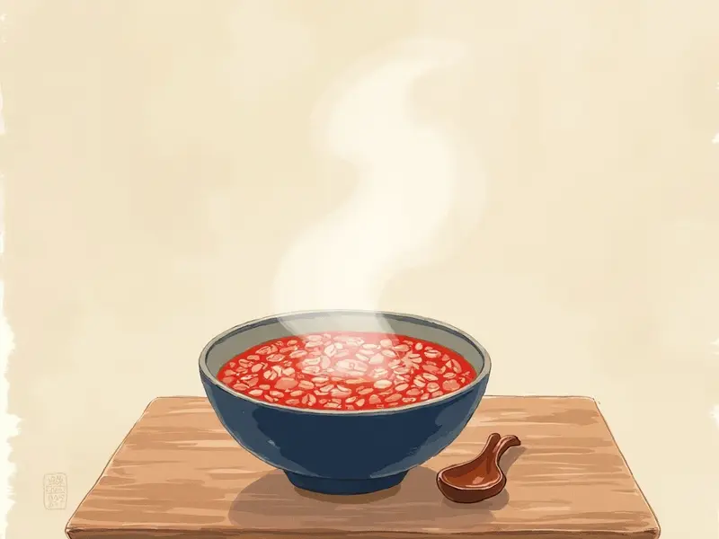 夢のイラスト:小豆粥