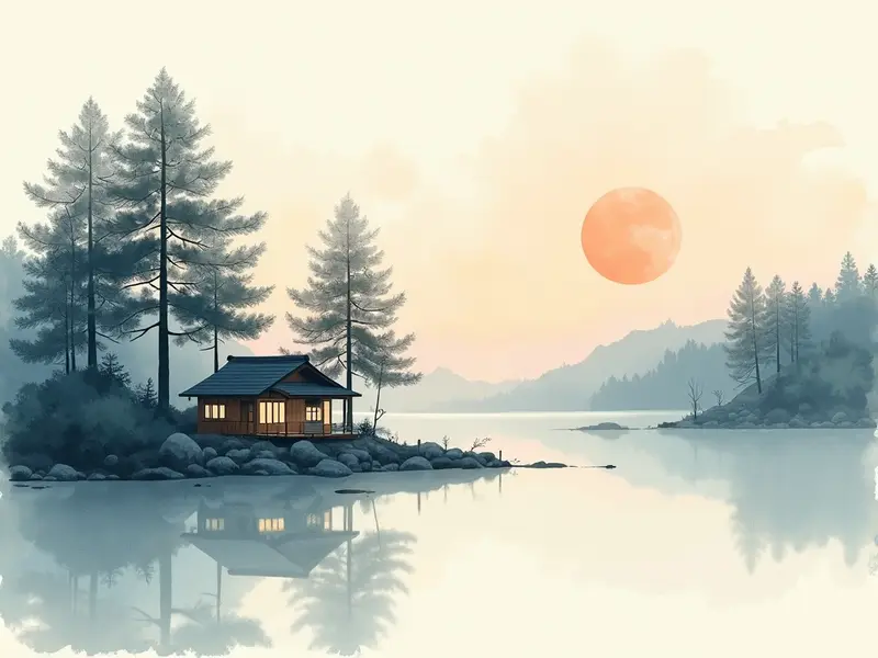 夢のイラスト:別荘