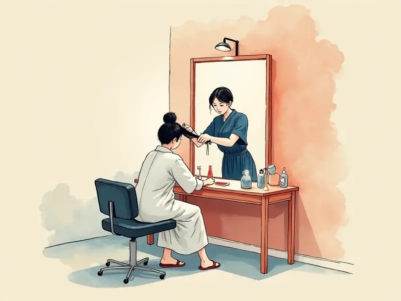 夢のイラスト:美容師