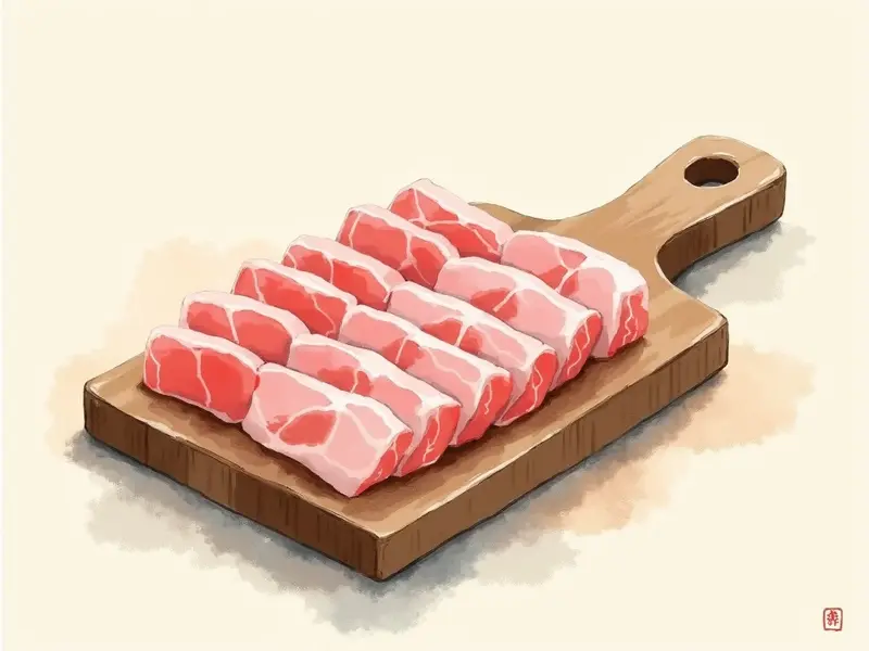 夢のイラスト:豚肉