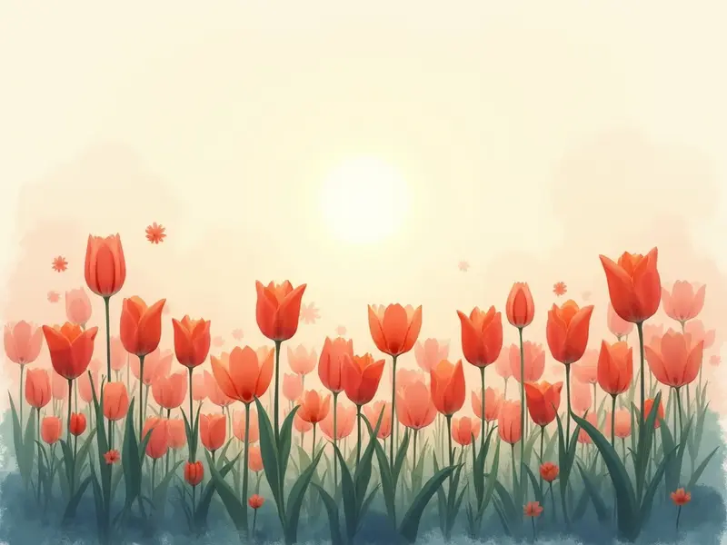 夢のイラスト:チューリップ