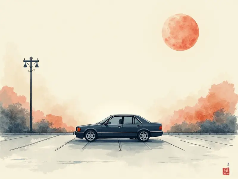 夢のイラスト:駐車