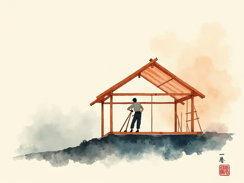 夢のイラスト:大工