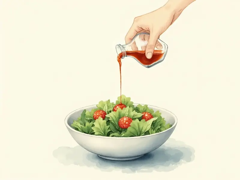 夢のイラスト:ドレッシング