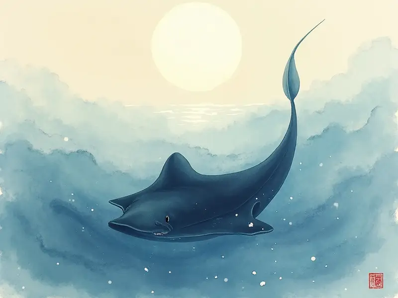 夢のイラスト:エイ