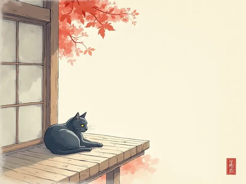 夢のイラスト:縁側