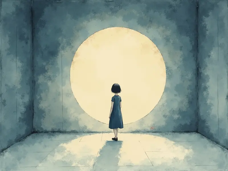 夢のイラスト:不安