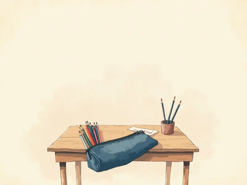 夢のイラスト:筆箱