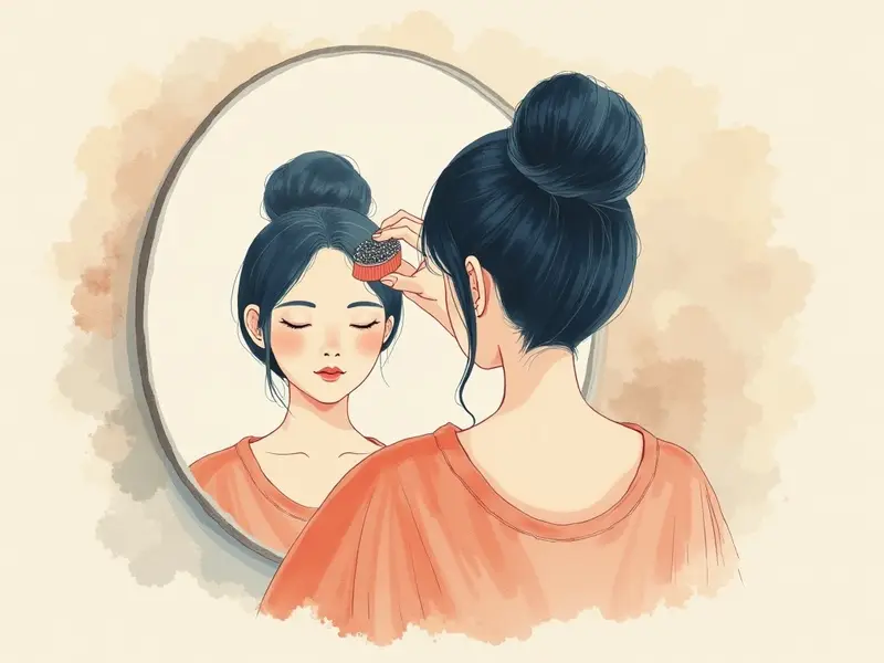 夢のイラスト:フケ