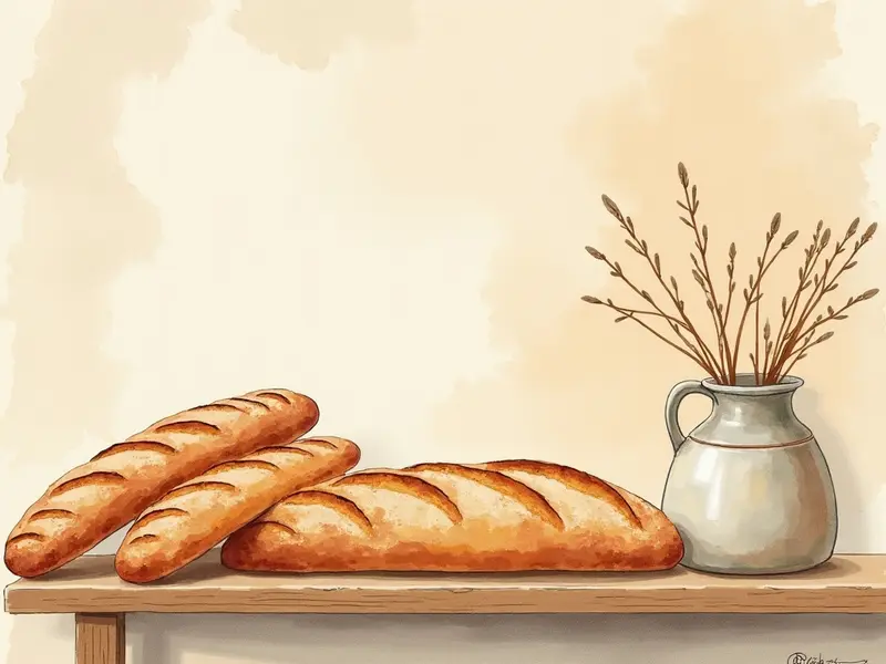 夢のイラスト:フランスパン