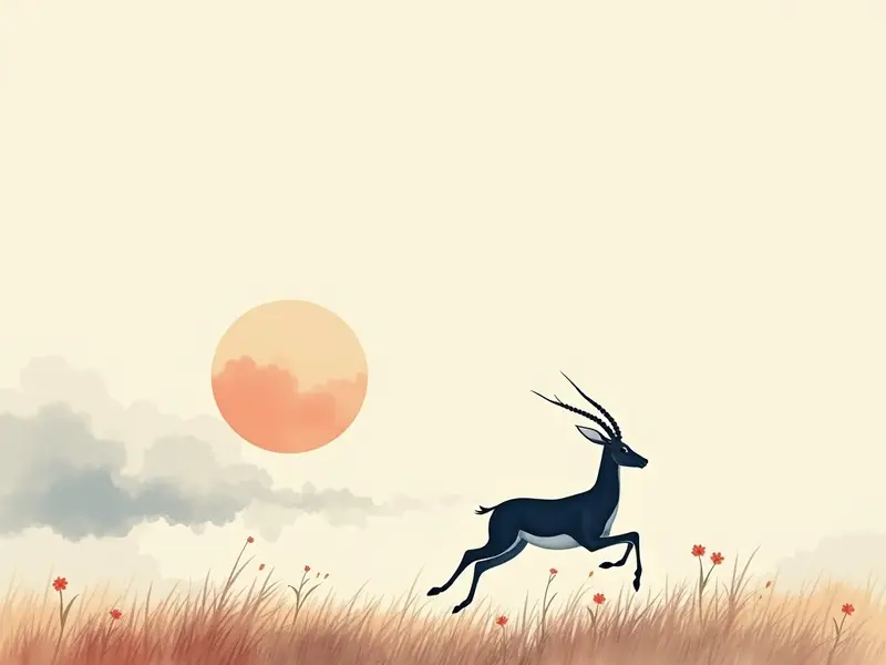 夢のイラスト:ガゼル