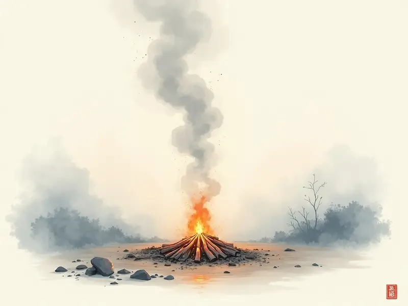 夢のイラスト:灰