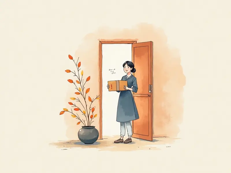夢のイラスト:配達