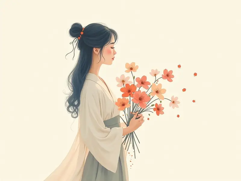 夢のイラスト:花