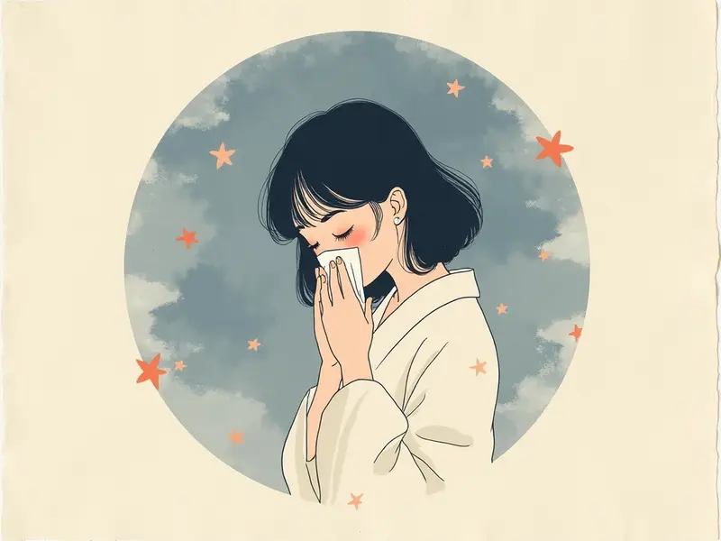 夢のイラスト:鼻水