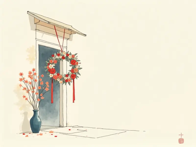 夢のイラスト:花輪