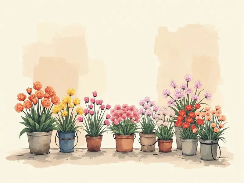 夢のイラスト:花屋