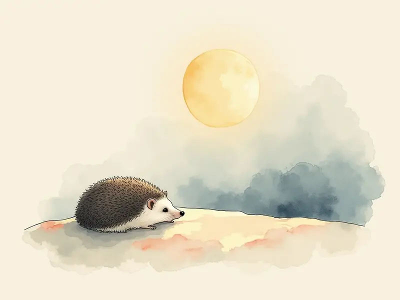 夢のイラスト:ハリネズミ