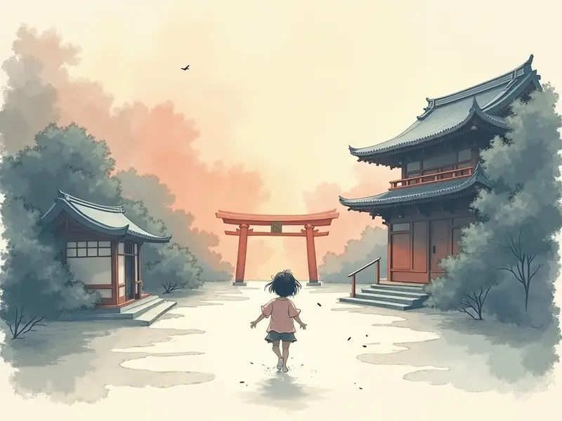 夢のイラスト:走り回る