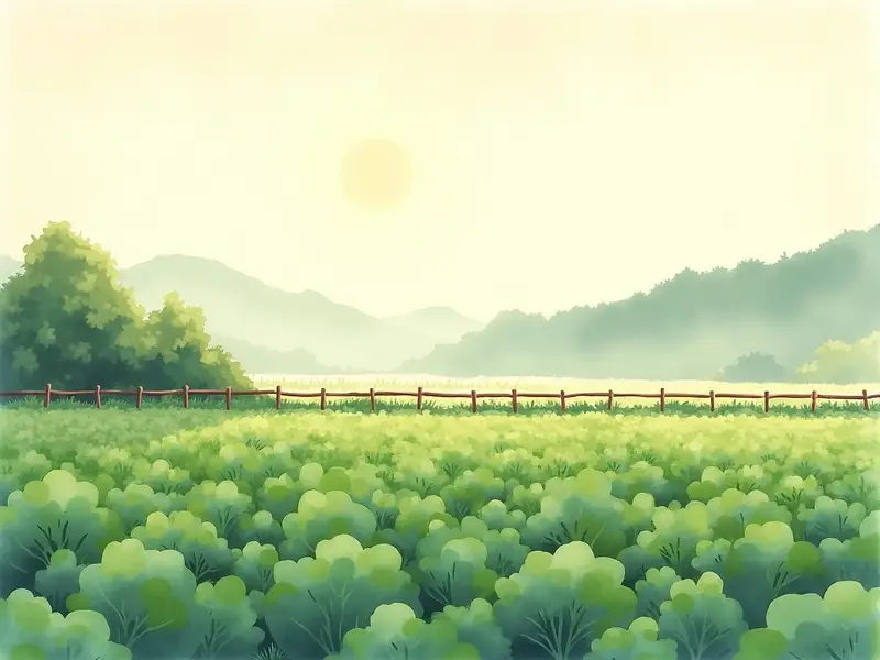 夢のイラスト:畑