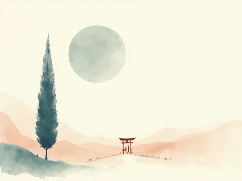 夢のイラスト:檜の夢