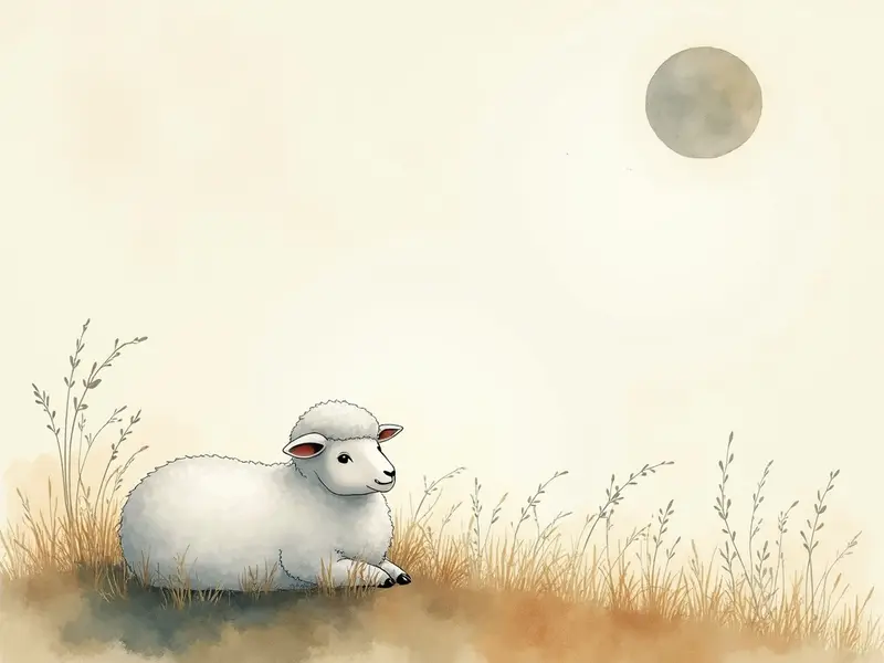夢のイラスト:羊