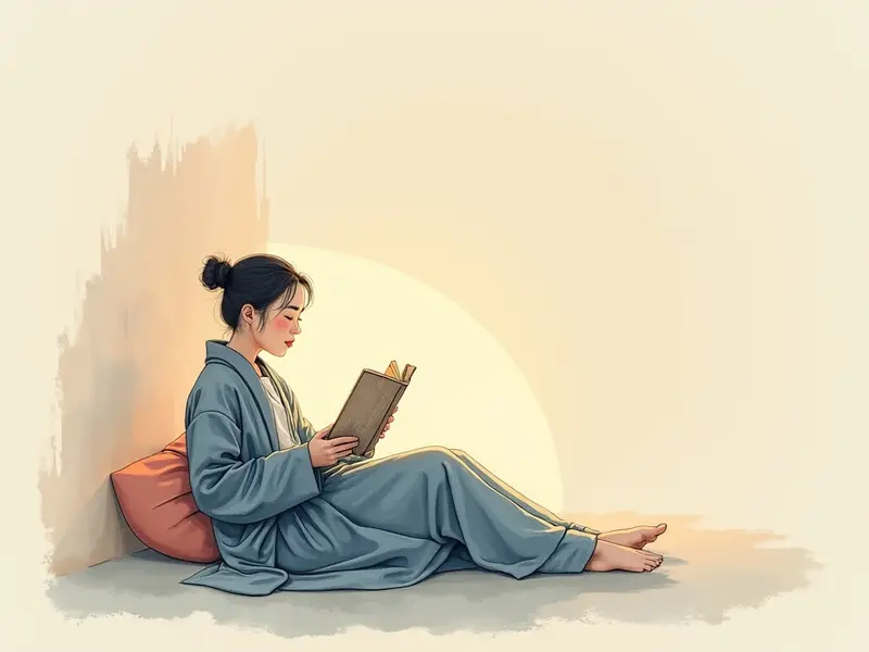 夢のイラスト:本を読む夢