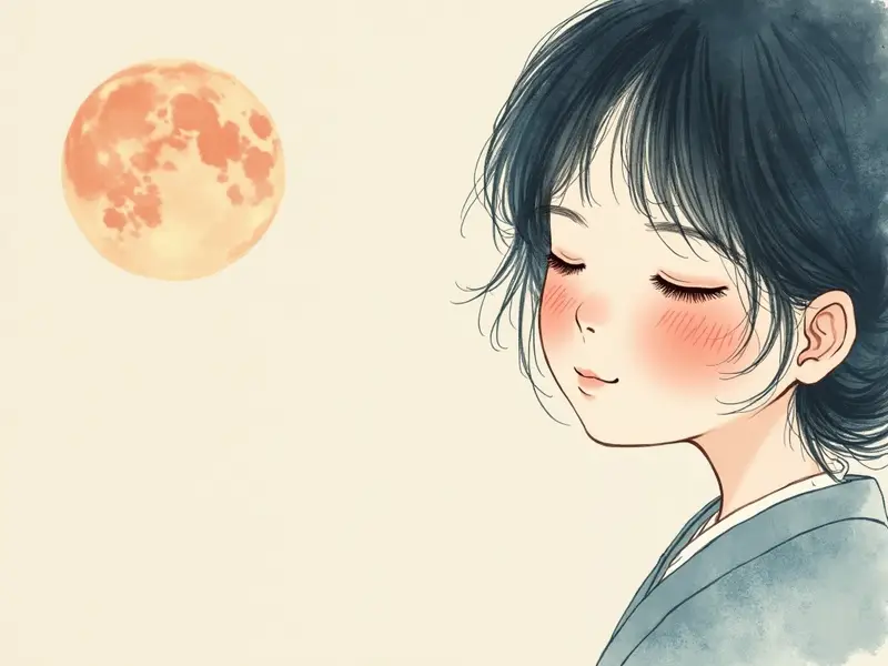 夢のイラスト:頬