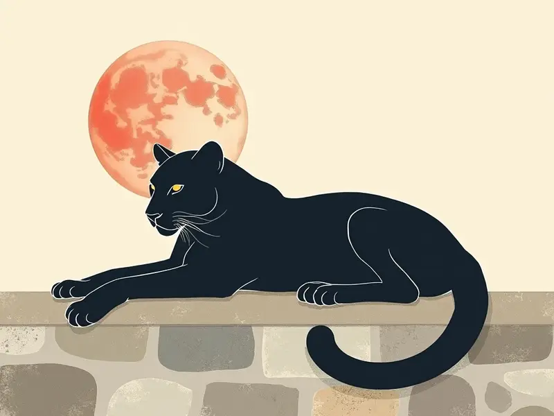 夢のイラスト:豹