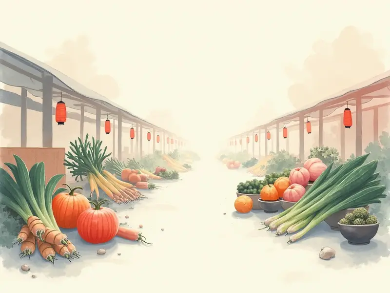 夢のイラスト:市場