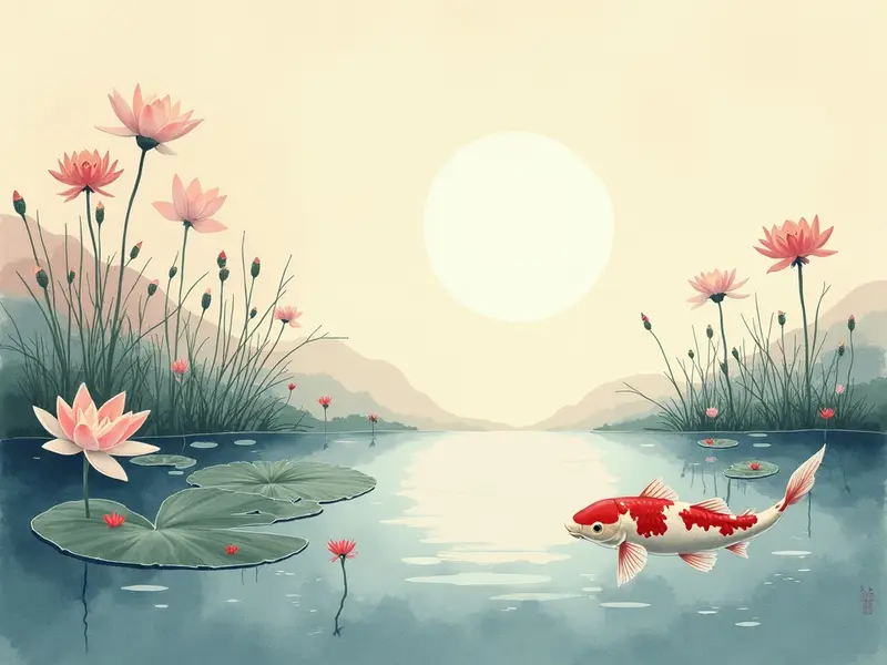 夢のイラスト:池