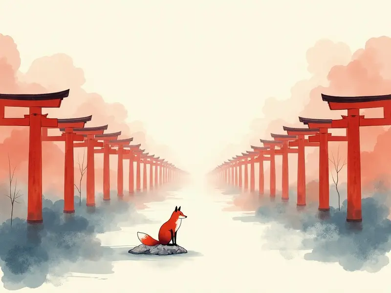 夢のイラスト:稲荷神社