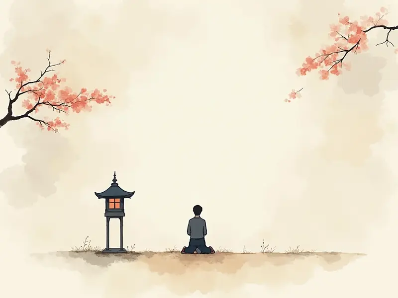 夢のイラスト:祈る夢