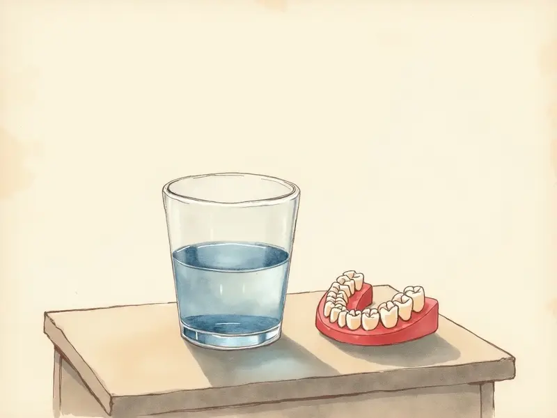 夢のイラスト:入れ歯