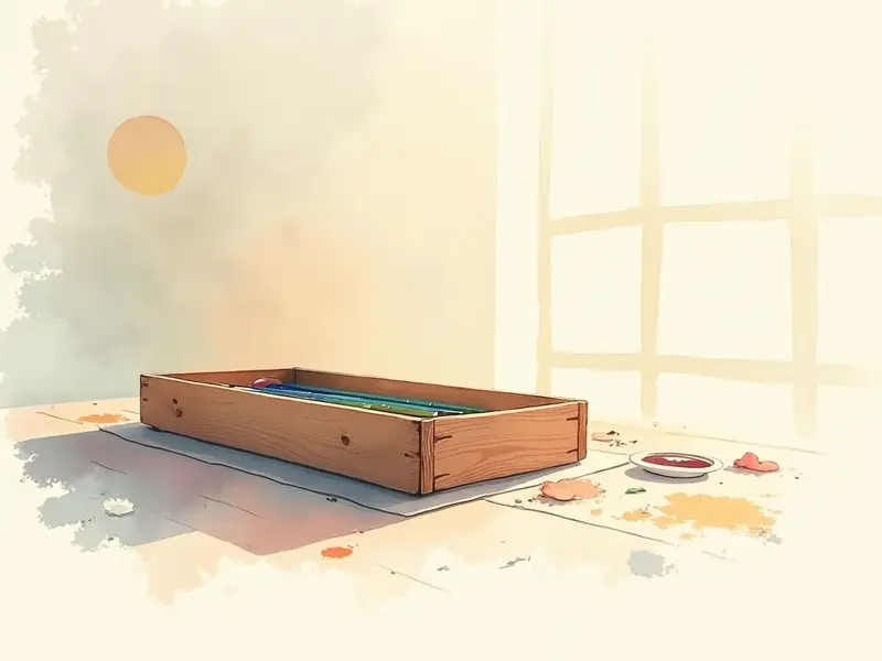 夢のイラスト:色鉛筆