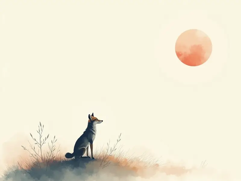 夢のイラスト:ジャッカル