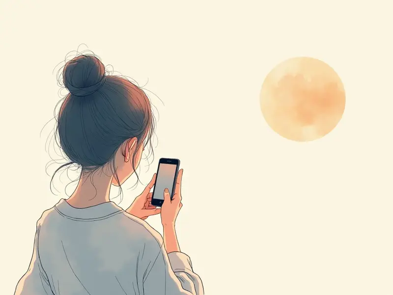 夢のイラスト:自撮り