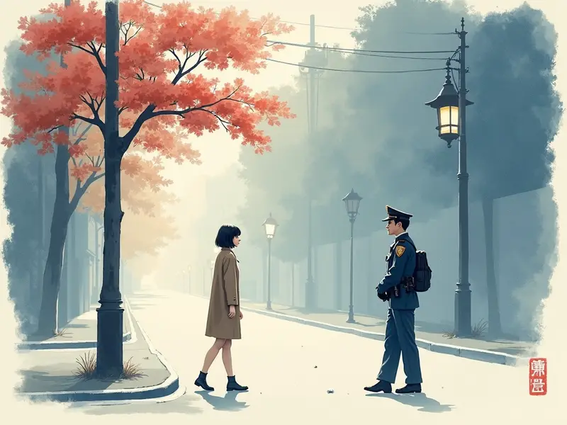 夢のイラスト:女性警察官