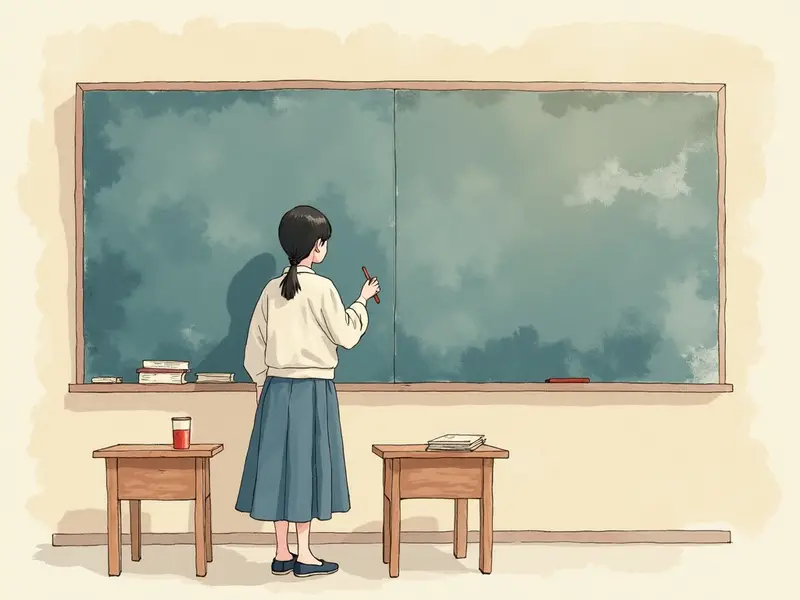 夢のイラスト:女性の先生