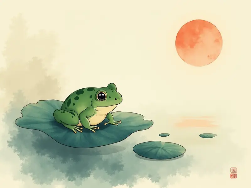 夢のイラスト:蛙