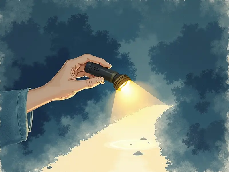 夢のイラスト:懐中電灯