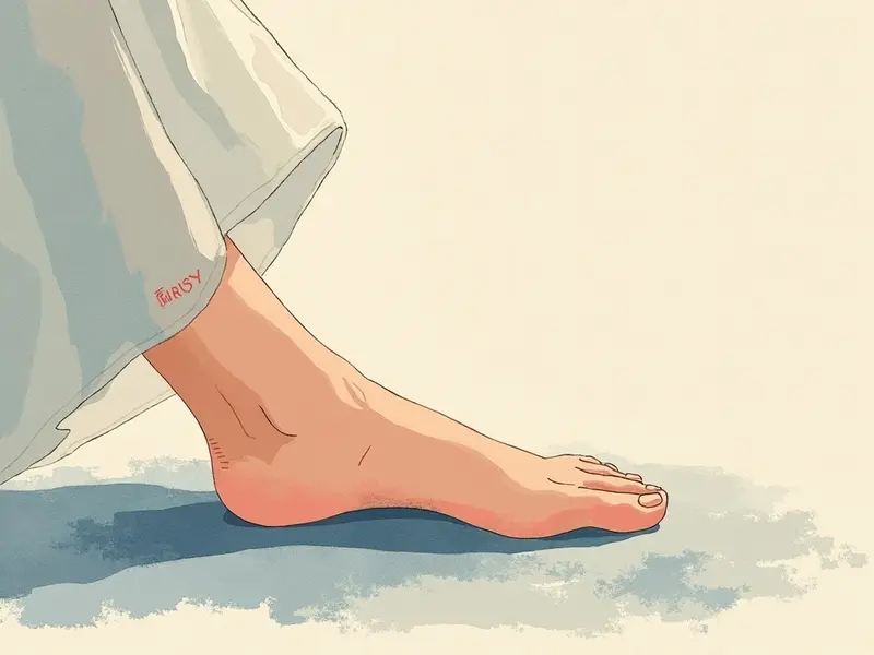 夢のイラスト:踵の夢