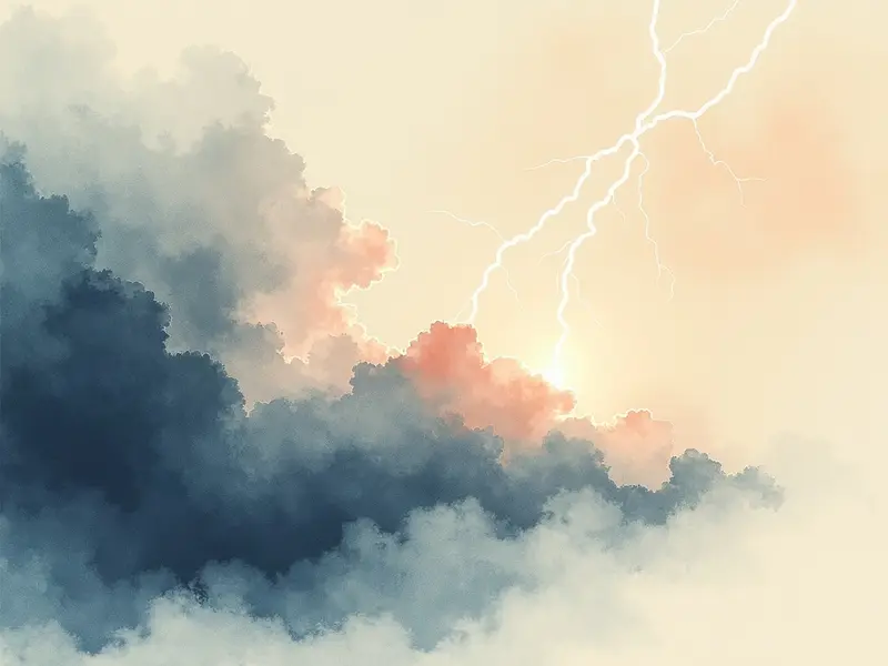 夢のイラスト:雷