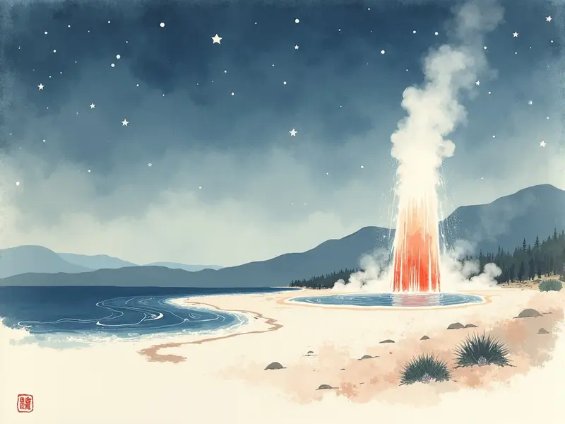 夢のイラスト:間欠泉